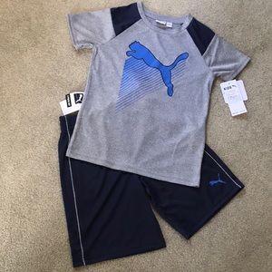 PUMA BOYS’ SIZE 6 TWO-PIECE SET